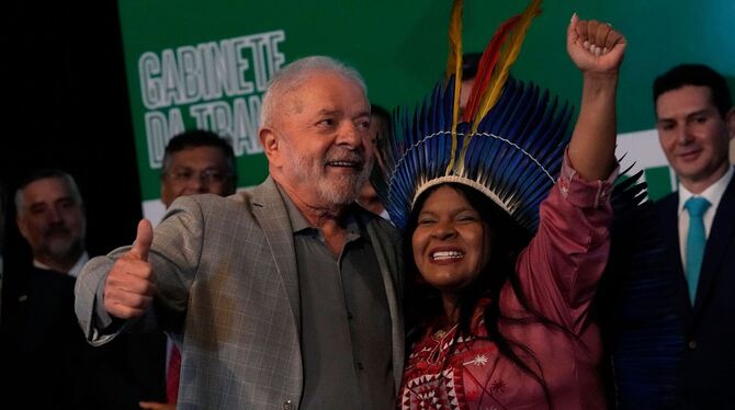 Sonia Guajajara mit Lula