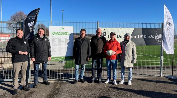 Manuel Hailfinger (von links), Martin Vöhringer, Michael Dieth, Uwe Morgenstern, Jan Herrmann und Benjamin Fenzl haben die Spend