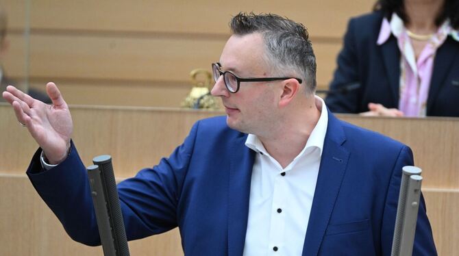 Landtagssitzung in Stuttgart