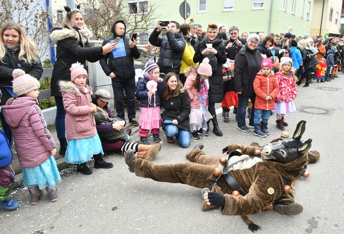 So sieht wortbildlich die Straßenfasnet aus FOTO MEYER