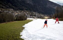 Schneemangel in der Schweiz