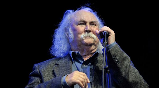 US-Singer-Songwriter David Crosby