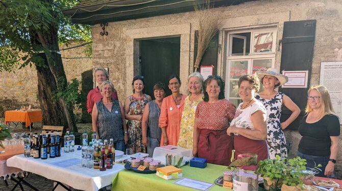 Beim Dorffest im Sommer stellte sich der neue Gomaringer Verein in der Gemeinde vor. Der Cocktail-Stand war ein großer Erfolg, s