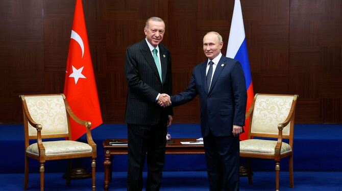 Treffen von Putin und Erdogan