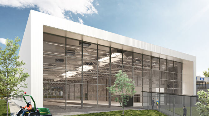 So soll das künftige Werk 2 von Kemmlit in Dußlingen einmal aussehen.  FOTO: KEMMLIT