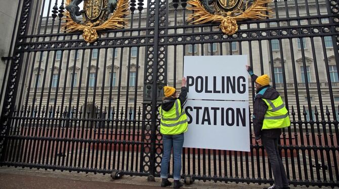 Protest vor dem Buckingham Palace