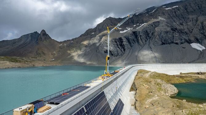Alpine Solaranlage