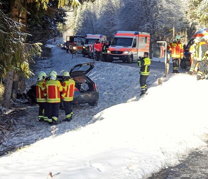 Die Feuerwehr Hohenstein hatte im Jahr 2022 insgesamt 32 Einsätze, darunter auch zahlreiche Verkehrsunfälle.   FOTO: PRIVAT