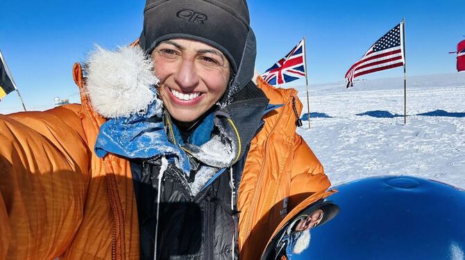 Solo-Tour durch die Antarktis - Britin Cheet Prandi