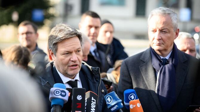 Robert Habeck und Bruno Le Maire Robert Habeck und Bruno Le Maire