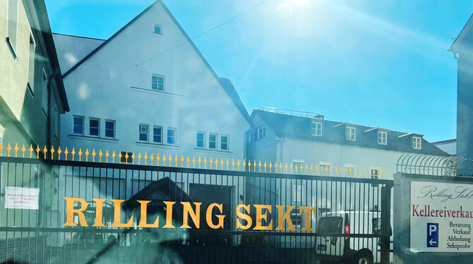 Rilling-Sekt stellt bis zum 30. September seinen Betrieb ein.  FOTO: RILLING/GEA