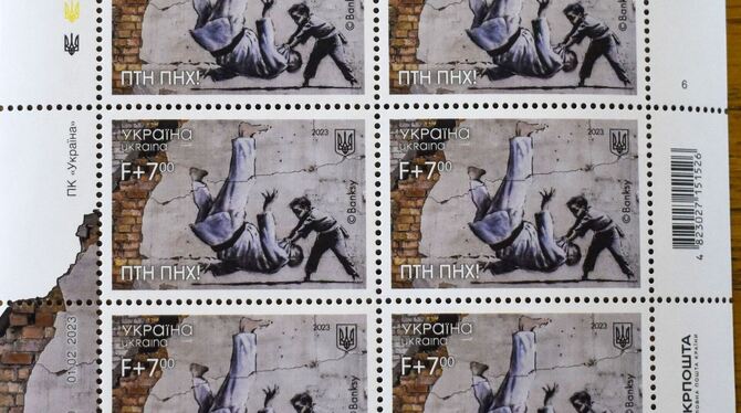 Banksy-Briefmarke
