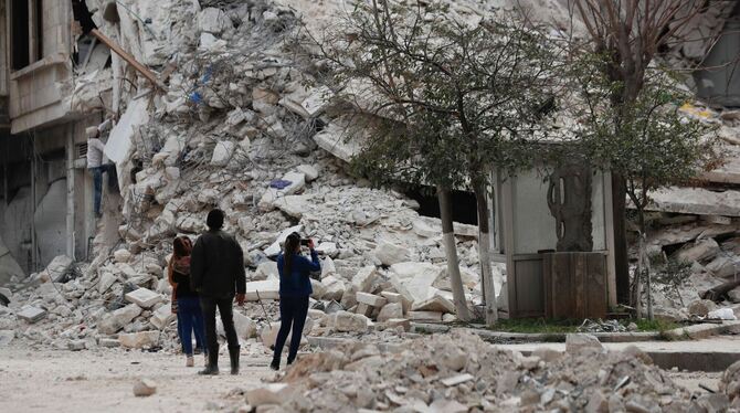 Erdbebenkatastrophe in Syrien
