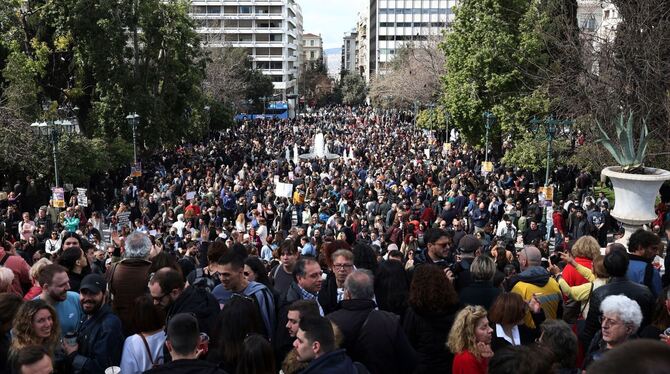 Demonstration in Griechenland