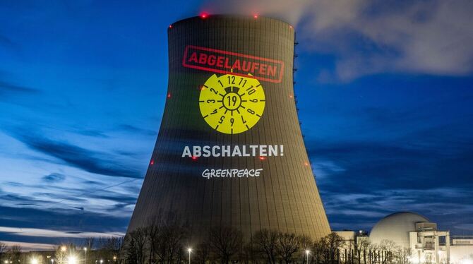 Greenpeace-Aktion gegen Atomkraft