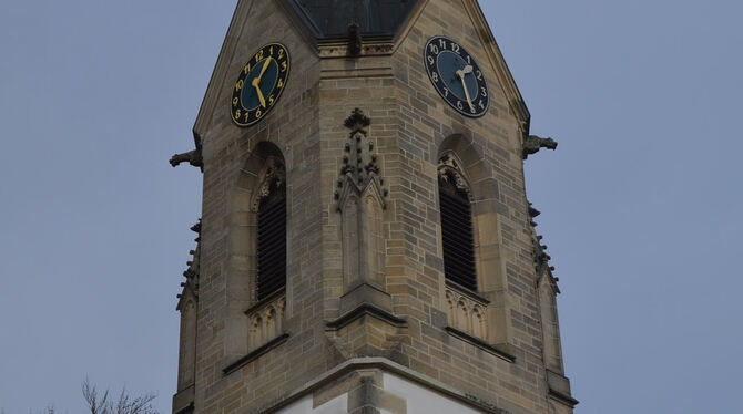 500 Jahre hoch hinaus: Der Pliezhäuser Kirchturm.  FOTO: WALKER