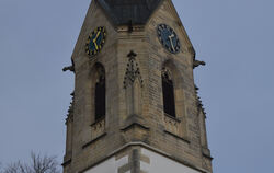 500 Jahre hoch hinaus: Der Pliezhäuser Kirchturm.  FOTO: WALKER
