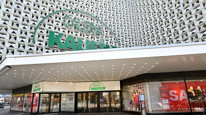 Das Warenhaus Galeria Kaufhof in Reutlingen soll zum 31. Januar 2024 geschlossen werden. FOTO: PIETH