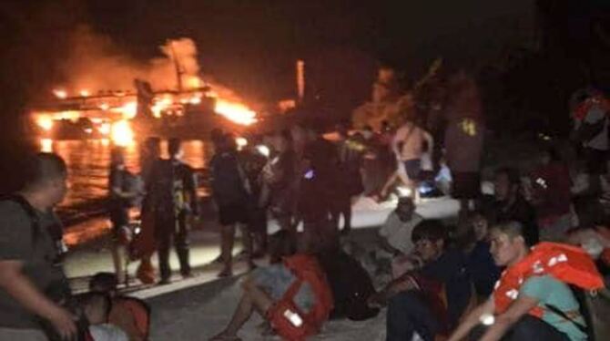 Tote bei Feuer auf Passagierfähre auf Philippinen