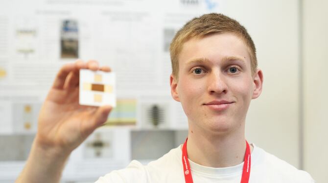 Der 20-jährige Lukas Weiblen vom Schülerforschungszentrum in Eningen hat sich für das Bundesfinale von »Jugend forscht« qualifiz
