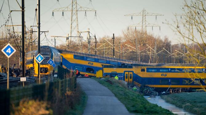 Zugunglück in den Niederlande