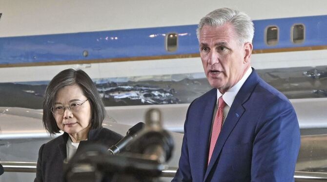 Taiwans Präsidentin Tsai in den USA Taiwans Präsidentin Tsai in den USA