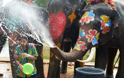 Wasserfest Songkran in Thailand