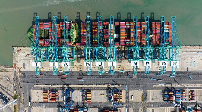 Containerhafen in China