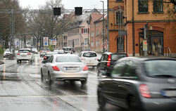 Verkehr in Reutlingen.