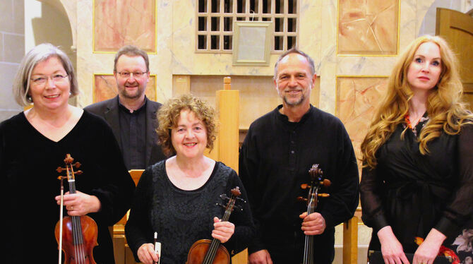 Das »Gruorn-Consort« (von links) mit Kathrin-Susanne Lust (Barockvioline), Stefan Lust (Orgel), Eva-Maria Scheydtt (diesmal nich