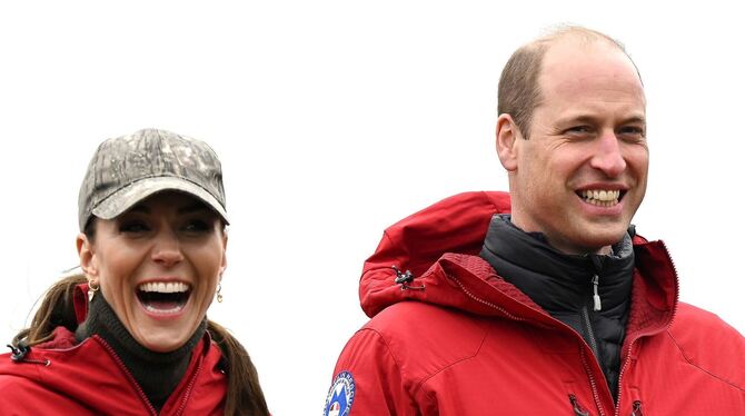 Prinz William und Prinzessin Kate in Wales