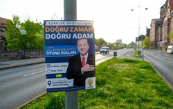 Wahl-Plakat in Nürnberg