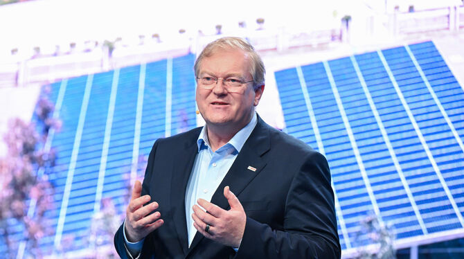 Stefan Hartung, Vorsitzender der Geschäftsführung des Technologie-Konzerns Bosch.  FOTO: WEISSBROD/DPA