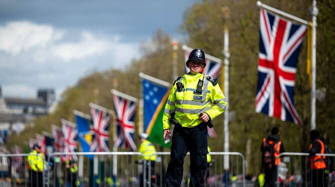 Vor der Krönung von König Charles III.