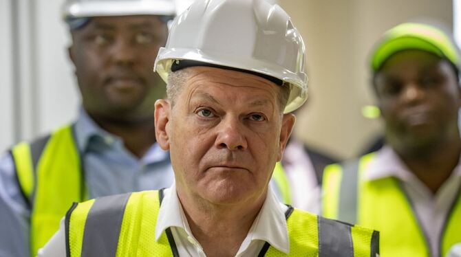 Kanzler Scholz in Afrika