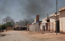 Rauch über Khartum