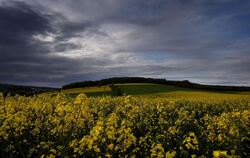 Sonne und Wolken in Nordbayern