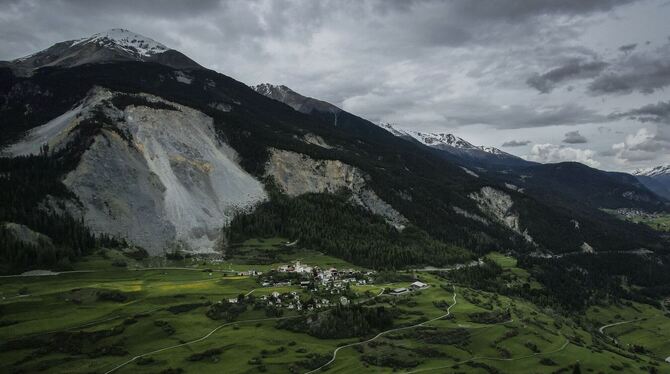 Erdrutsch in der Schweiz
