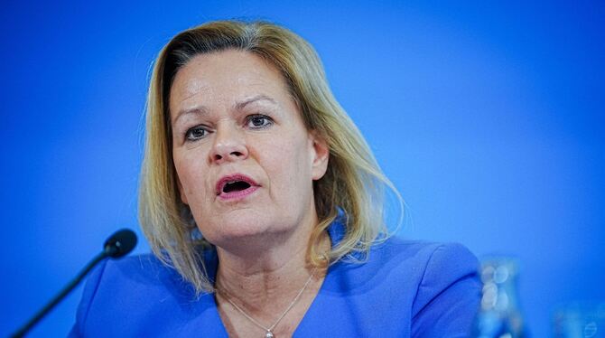 Bundesinnenministerin Nancy Faeser Bundesinnenministerin Nancy Faeser