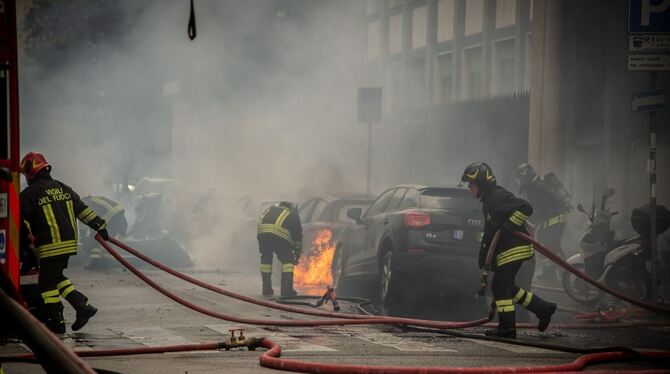 Explosion in Mailand