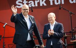 Andreas Bovenschulte und Olaf Scholz