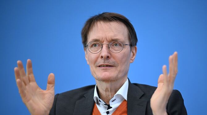 Gesundheitsminister Karl Lauterbach (SPD).  FOTO: PEDERSEN/DPA