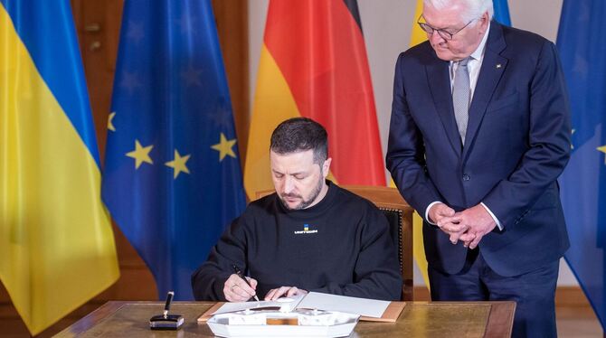 Ukrainischer Präsident Selenskyj in Deutschland