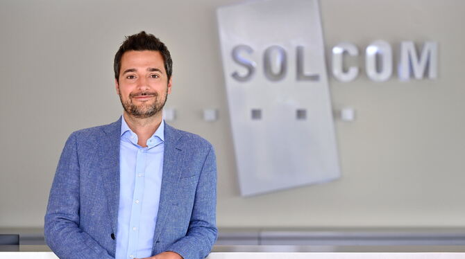 Oliver Koch, Geschäftsführer der Solcom GmbH in Reutlingen. FOTO: PIETH