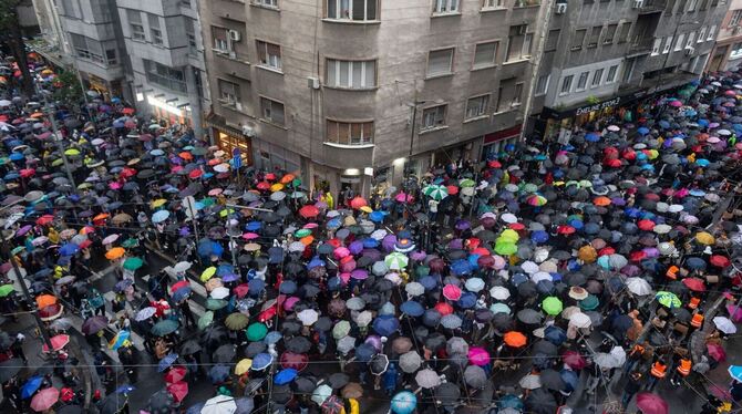Proteste in Serbien