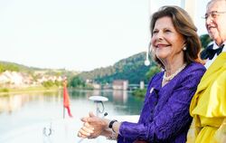 Königin Silvia bei Benefizveranstaltung in Heidelberg