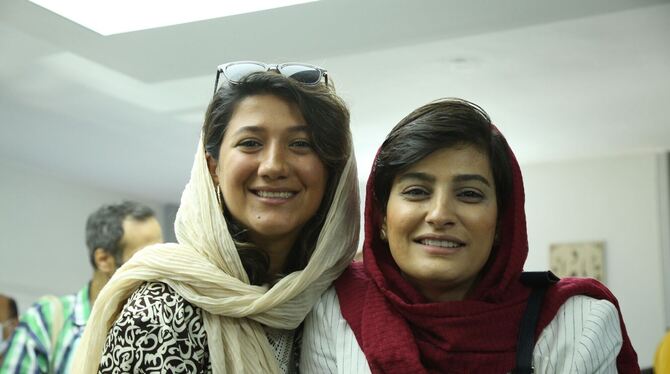 Iranische Journalistinnen Hamedi und Mohammadi