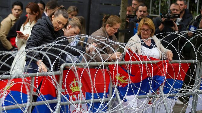 Nach Ausschreitungen im Kosovo