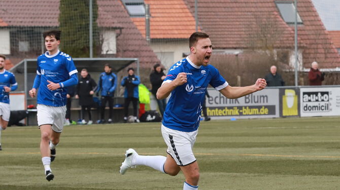 Fairplay steht für ihn an oberster  Stelle: VfL Pfullingens Angreifer Lukas Früh. FOTO: REISNER
