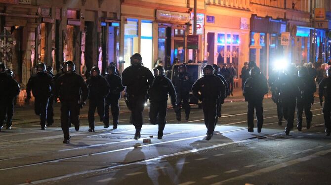 Proteste nach Urteil gegen Lina E. - Leipzig